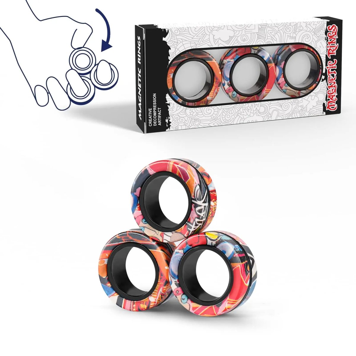 Funipedia™ Magnetic Ring Spinner - Funipedia