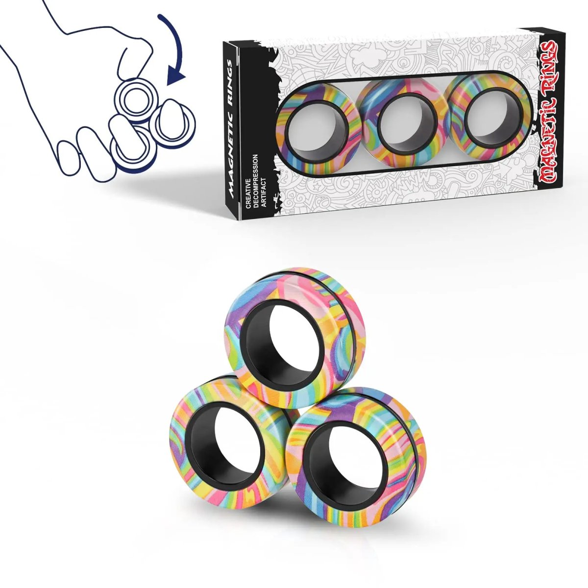 Funipedia™ Magnetic Ring Spinner - Funipedia