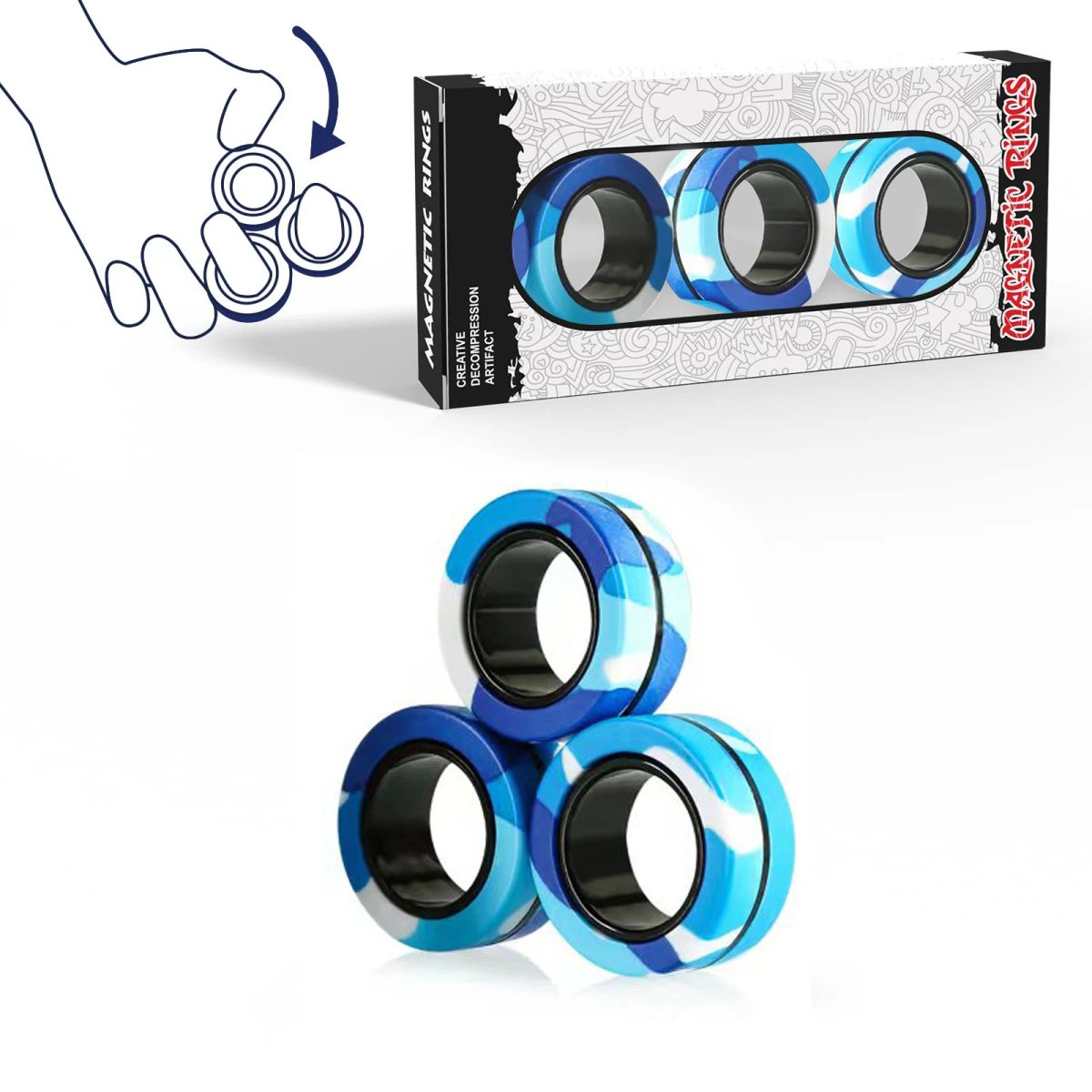 Funipedia™ Magnetic Ring Spinner - Funipedia