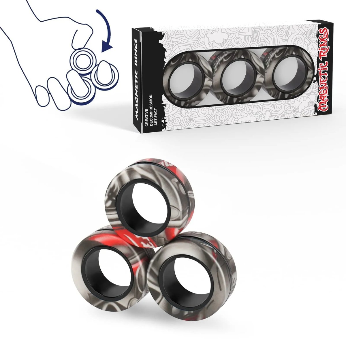 Funipedia™ Magnetic Ring Spinner - Funipedia